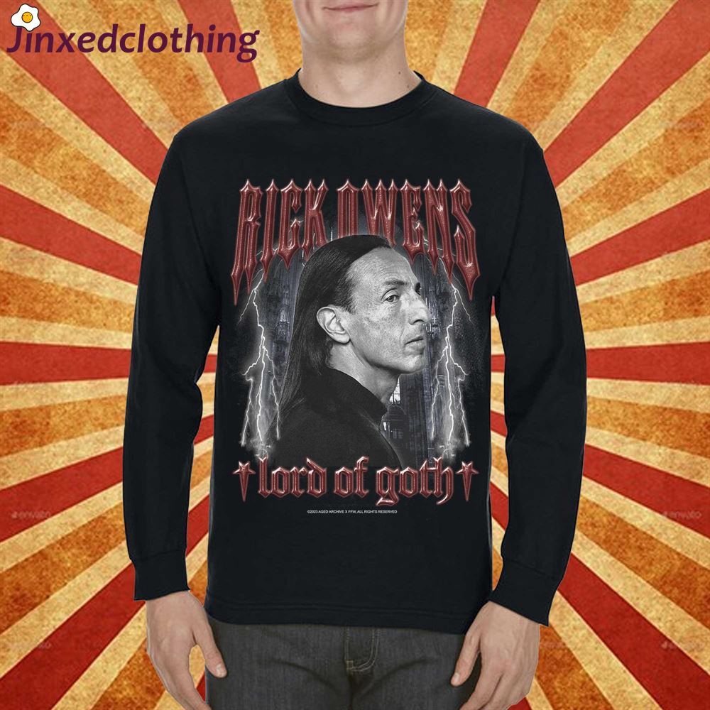 Official Camiseta Rick Owens Lord Of Goth Ffw Shirt 